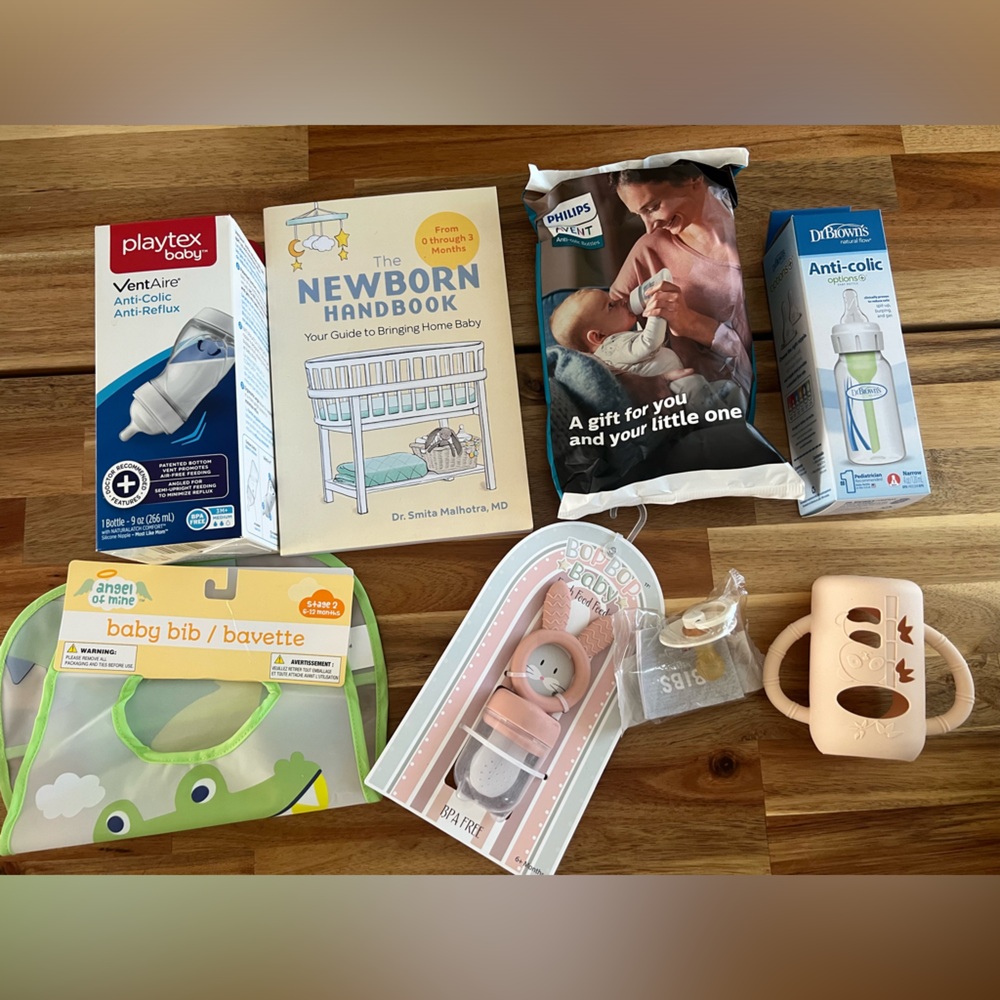 Assorted baby items